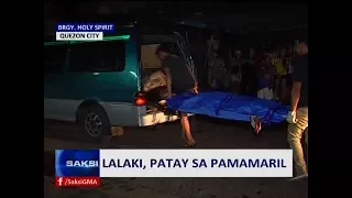 Saksi: Lalaki, patay sa pamamaril