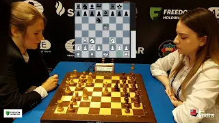 Winner checks her emotions - IM Shuvalova vs IM Nurgyul | FIDE Women's World Cup 2023 Round 5.4