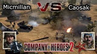 Coh2 1v1 | Micmillan vs Caosak | Invest invest invest