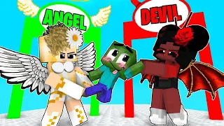 Cute Story - Angel vs Devil - DЕSTINY RUN CHАLLENGE - Animation