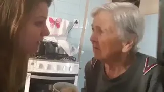 She suffers from Alzheimer's but for a moment she recognizes her daughter and tells her I LOVE ..