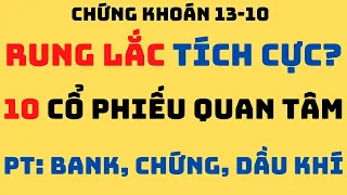 Chứng khoán hôm nay| Nhận định thị trường chứng khoán hôm nay 13-10: 10 cổ phiếu quan tâm