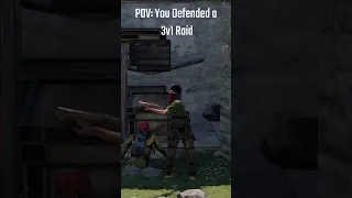 Pov: You Defended a 3v1 Raid in Rust