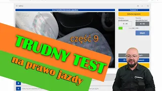 Instruktor rozwiązuje trudny TEST NA PRAWO JAZDY! Zestaw 9