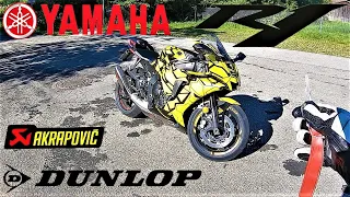 Yamaha R1 Dunlop | POV Ride | Sound