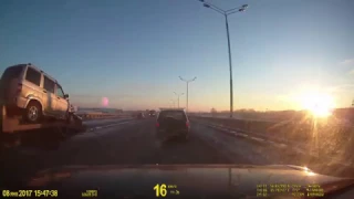 Авария на тверской объездной 08.01.17