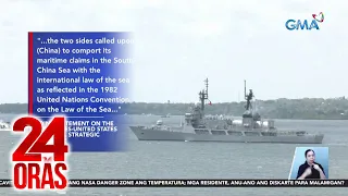 PH, US, nanawagan sa China na sumunod sa international maritime law | 24 Oras