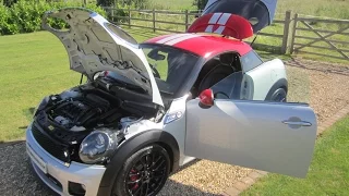 2011 mini coupe jcw John Cooper Works White Silver