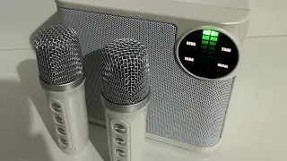 Testing Kingster Wireless Karaoke with Dual Mic