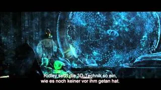 PROMETHEUS - Dunkle Zeichen [3D] - Featurette "Vision" - Deutsche Untertitel / German Subtitles