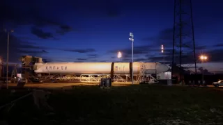 SpaceX CRS-1 Falcon 9  and Dragon Go Vertical