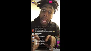 Dax Hilarious moment in his Instagram live