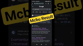 Mcbu University Result #mcbu #result