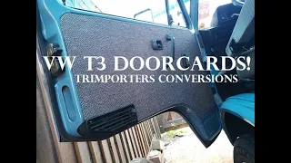 VW T3 T25 DOORCARD BUILD & INSTALL / CONVERSION / INTERIOR / REVAMP