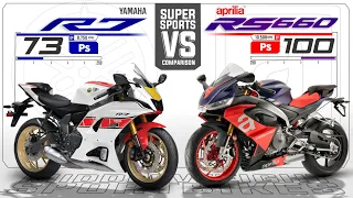 Yamaha R7 vs Aprilia RS660 ┃ Best New Gen Supersports