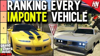 The ULTIMATE Imponte Vehicle Tier List In GTA Online