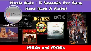 1980s / 1990s Hard Rock / Heavy Metal Music Trivia