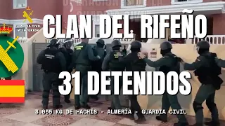 Detenido el "clan del Rifeño", uno de los grupos más violentos de la provincia de Almería