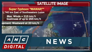 Super typhoon 'Mawar' further intensifies over PH Sea | ANC