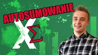 Excel - Funkcje autosumowania (suma, średnia, ile.liczb, max, min)