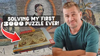 Solving my first 3000 pcs jigsaw puzzle: Mapa Mundi 1665 by Puzzle Grow and Ravensburger (Part One)