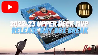 2022-23 Upper Deck MVP RELEASE DAY Box Break - 1 of 1 pull!