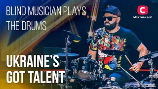 😲Blind musician plays the drums masterfully – Ukraine's Got Talent
