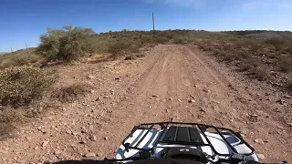 Something different - Our first ride on the Quad . Table Mesa Road , AZ