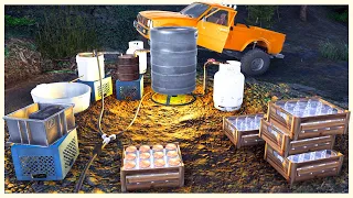 Making Moonshine Deep in the Wilderness - Junkyard Truck