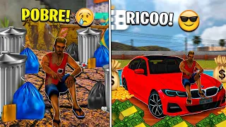 FUI DE POBRE A MILIONARIO EM 24 HORAS NO GTA BRASIL DE CELULAR (REBAIXADOS ELITE BRASIL