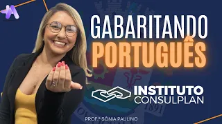 Português - Banca Instituto Consulplan | Concurso Nova Iguaçu