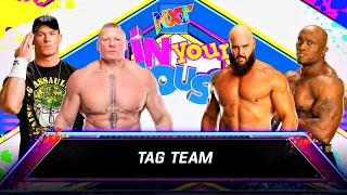 John Cena & Brock Lesnar vs Braun Strowman & Bobby Lashley | WWE 2K23 | Ultra Realistic RTX 4090