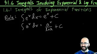 1 6 3 Integrals of Exponential Functions   Applications