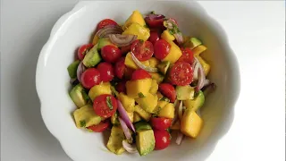 Mango Avocado Salad | 10 Minute Recipe