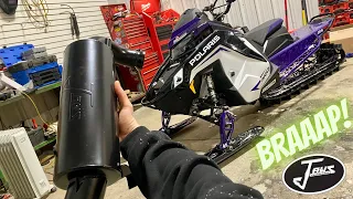 JAWS MUFFLER! MATRYX 850 / EXHAUST UPGRADE!