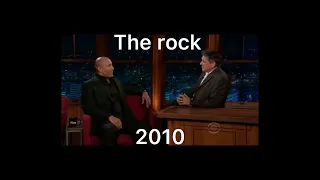 THE ROCK  1996 to 2021