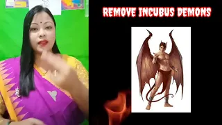 Removing incubus demons with light language