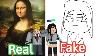 Which is the original drawing.... (Roblox Copyrighted Artist)