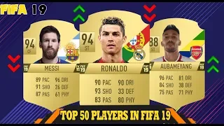 FIFA 19 | TOP 50 BEST PLAYERS RATING PREDICTION | | FT. RONALDO, MESSI, SALAH...etc