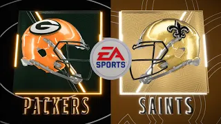 Saints vs Packers Simulation (Madden 22 Updated Rosters)