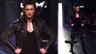 Vidyut Jammwal Walks For Asa Kazingmei at Lakme Fashion Week Winter Festive 2017