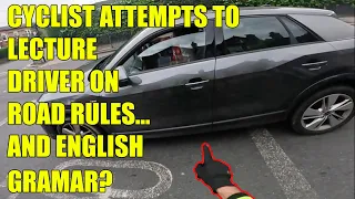 Why In The Middle Of The Road?  - Cyclist Asked