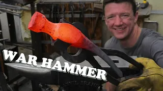 The MOST FUN Weapon I've Ever Made and Tested!! 15th Century WAR HAMMER!!