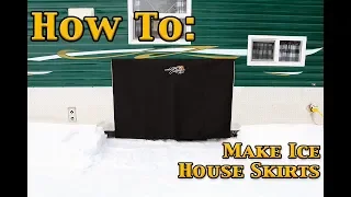 How To Make Ice House Wheel Skirts- DIY