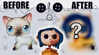 I Made the CREEPY Coraline Doll as an LPS Custom 🧵🪡