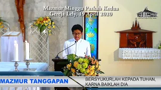 Mazmur Minggu Paskah Kedua  (19 April 2020) PS. 831