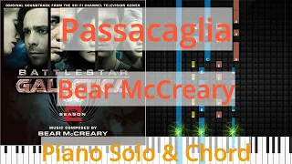 🎹Solo & Chord, Passacaglia, Bear McCreary, Synthesia Piano