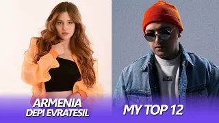 Eurovision 2020 ARMENIA (Depi Evratesil) | My Top 12