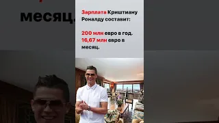 Зарплата Криштиану Роналду в новом клубе 💰