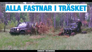 Offroad dags i Småländska Skogarna || Del 5 av 5 || Alla fastnar i ett Träsk, vem tar sig ur först ?